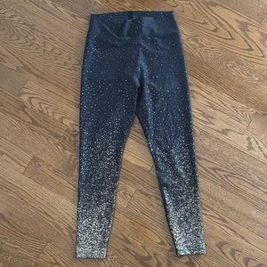 NWT SET XL Sparkly Peloton High Waist Leggings and Sports bra set